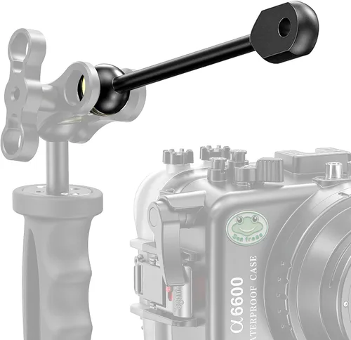 Miniatura 3 de Seafrogs - Brazo de clip de bola a cabeza YS de 1 pulgada, 6.43 pulgadas/6.4 in, aleación de aluminio, brazo adaptador de cabeza YS, conector AM-4