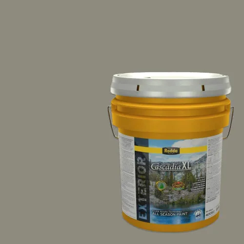 Miniatura 106 de Rodda Paint CASCADIA XL Pintura e imprimación satinada exterior en uno, cuarto de galón, solo ayer