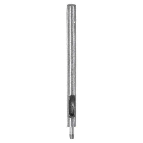 HARFINGTON Perforadora de cuero de 0.098 in, recta, redonda, con ojales, remache a presión, fijador para cuero, artesanía, ropa, bolso, cortina de