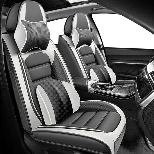 Miniatura 12 de Cubiertas de asiento ILMO para camiones 2009-2026 F150, 2011-2026 F250 F350 XL XLT Super Duty Crew Cab Lariat King Ranch Platinum, protectores