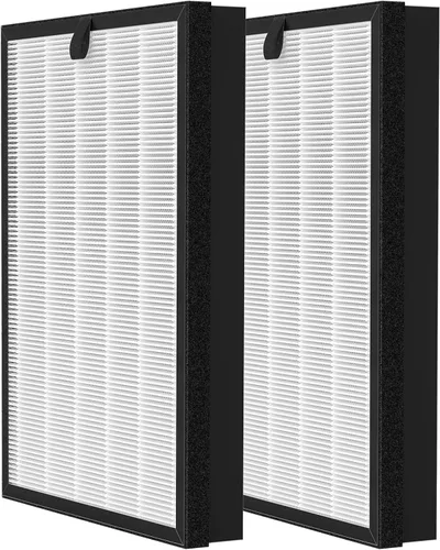Miniatura 10 de Filtro de repuesto para purificador de aire 400 compatible con purificador de aire Puro 400, 3 en 1 con filtro de carbón activado para fijar polvo