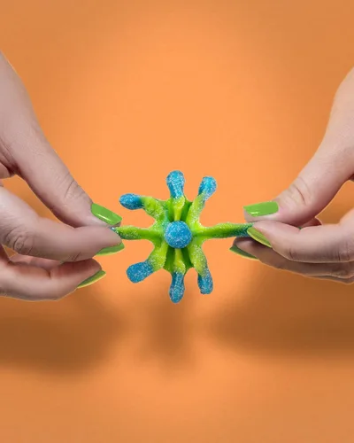 Miniatura 3 de Trolli Sour Brite Octopus (5 libras) y Sour Brite Crawlers Gummy Candy (28.8 oz)
