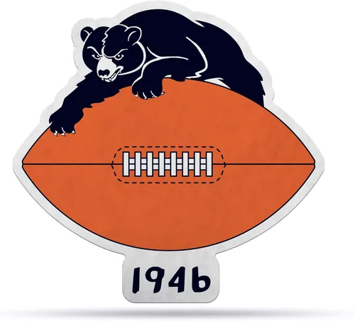 Miniatura 26 de Rico Industries Banderín de fútbol americano de la NFL con corte retro, decoración del hogar y la sala de estar, fieltro suave EZ para colgar
