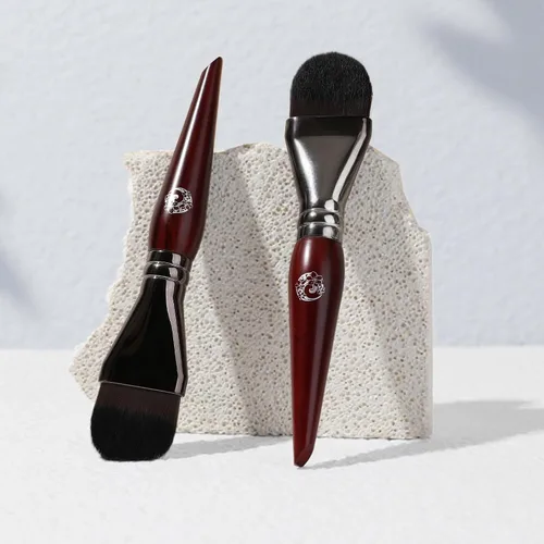 Miniatura 9 de ENERGY Brocha de base para maquillaje líquido, máscara facial de bricolaje de cerdas suaves de alta calidad, cepillo de contorno facial para mezclar