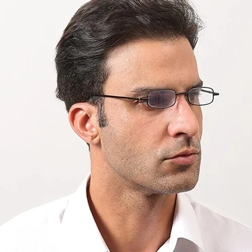 Miniatura 4 de REAVEE Paquete de 5 lentes de lectura portátiles delgados para hombres y mujeres, bloqueo de luz azul para computadora con bolsillo pequeño, estuche