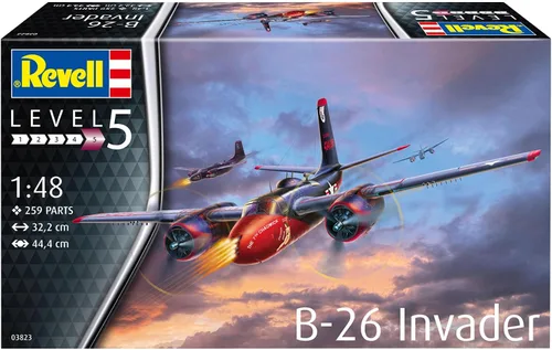 Miniatura 2 de Revell 03823 B-26C Invader 1:48 Kit de modelo de plástico sin construir/sin pintar a escala 1:48
