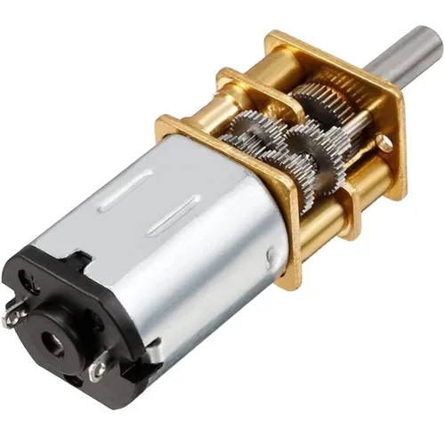 Miniatura 2 de N20 DC 3V Mini Motor de engranajes metálicos 500RPM Reducción de velocidad Micro Motor de engranaje de metal Micro Motor 2PCS