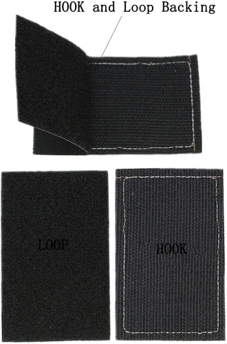 Miniatura 3 de 2 parches reflectantes para médicos, con parte trasera de gancho para ropa de 2.76 pulgadas Color 5