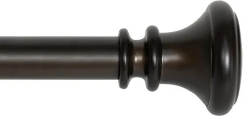 Miniatura 33 de Deco Window - Varilla ajustable para cortinas para ventanas de 18 a 44 pulgadas, poste de hierro de 1 pulgada extendible de alta resistencia