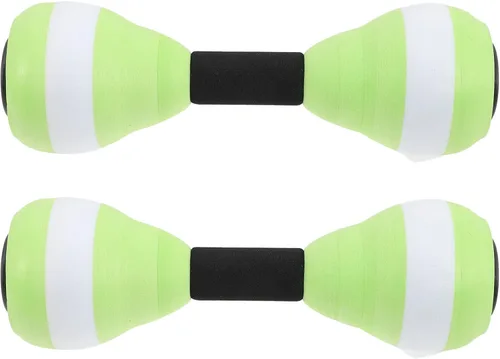Miniatura 7 de Equipo de fitness, 2 mancuernas de agua ligeras para ejercicio acuático, mancuernas de espuma EVA para agua, barra de mano para piscina, ejercicio