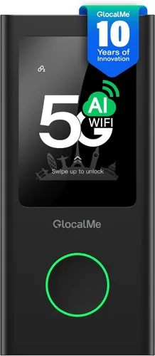 Miniatura 16 de GlocalMe Numen Air 5G Hotspot con datos de 30GB para EE. UU./CA/MX por 60 días, punto de acceso WiFi portátil para viajes, dispositivo de punto