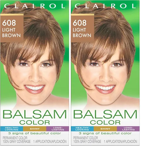 Miniatura 7 de Clairol Balsam - Tinte permanente para el cabello, color negro 618, paquete de 1 unidad 618 negro