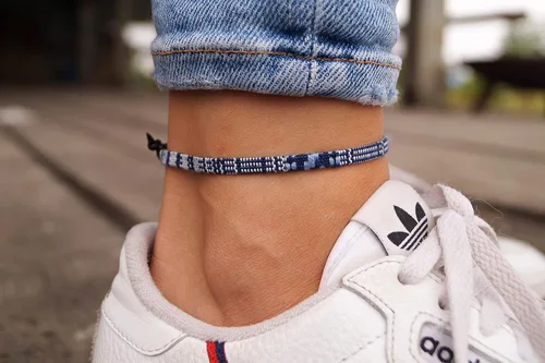 Miniatura 17 de Made by Nami Surfer Anklet for Men and Women Waterproof and Adjustable Surfer Ankle Bracelet String Ankle Bracelet Beach Accessory for Ethnic Hippie