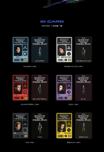 Miniatura 5 de SM Ent. EXO - ÁLBUM ESPECIAL DON'T FIGHT THE FEELING [Expansión ver.] Álbum+Juego de tarjetas fotográficas adicionales (BAEKHYUN ver.)