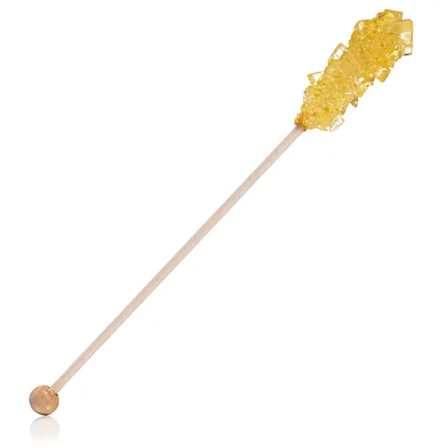 Miniatura 5 de Candy Envy - Gold Café Sugar Sticks Mini Rock Candy - 18 golosinas doradas envueltas individualmente - Sabor a azúcar original
