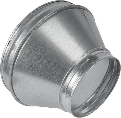 Miniatura 17 de Reductor de conducto redondo de 6 a 4 pulgadas - Aumentador de tubería de acero galvanizado de ajuste macho - Acoplamiento para sistemas