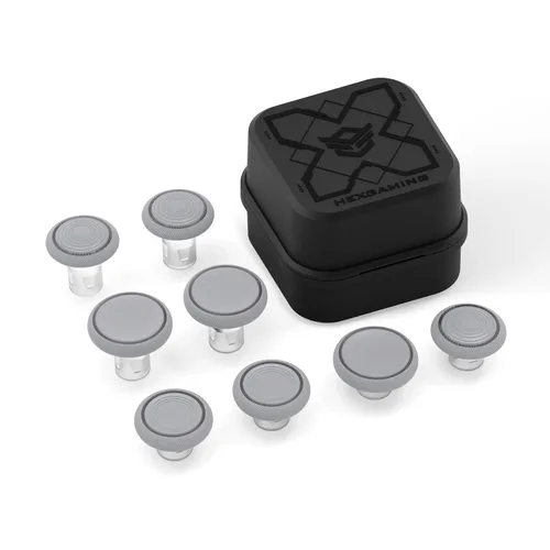 Miniatura 10 de HEXGAMING Palancas de repuesto de 2 alturas abovedadas y cóncavas para controladores Phantom y Ultimate Pro - Parte base no está incluida
