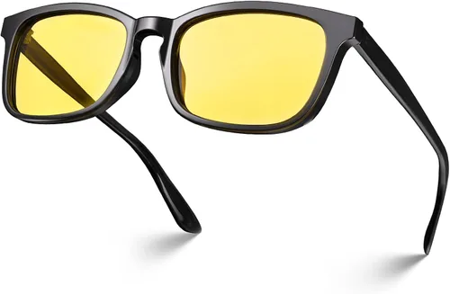 Miniatura 22 de VISOONE - Lentes cuadrados con bloqueo de luz azul y antireflejante para computadora, videojuegos; para mujeres y hombres MONTANA Transparente+azul