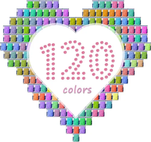 CAIOVSE 60000 piezas de cuentas de pintura de diamantes de 120 colores, taladros redondos, diamantes de imitación 5D, accesorios de arte para