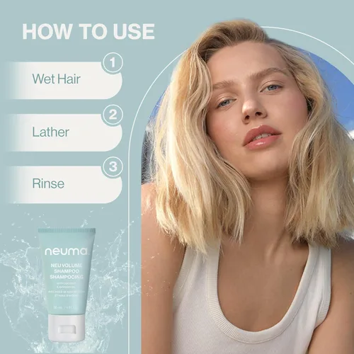 Miniatura 9 de Neuma Neu Volume Shampoo 1 Fl. Oz Hinojo, Ylang Ylang, Pachulí y Vainilla, Tamaño Viaje Champú Sin Sulfato