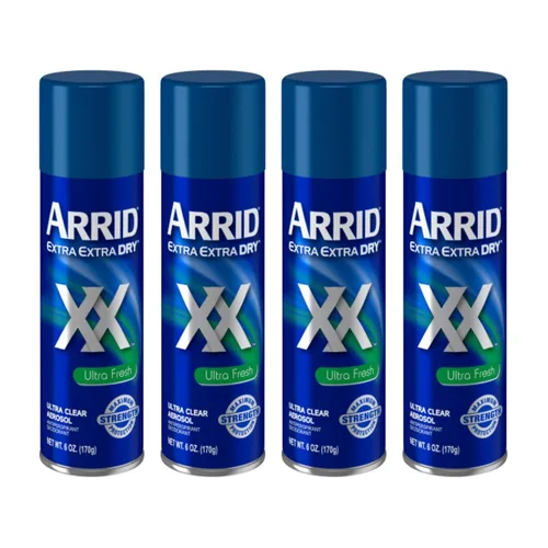 Miniatura 6 de ARRID XX Desodorante Antitranspirante Spray Regular 4 oz (Paquete de 4)