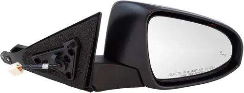Miniatura 34 de TRQ Cubierta cromada del espejo manual del lado del pasajero, acabado liso para Volvo VNL 2004-2014