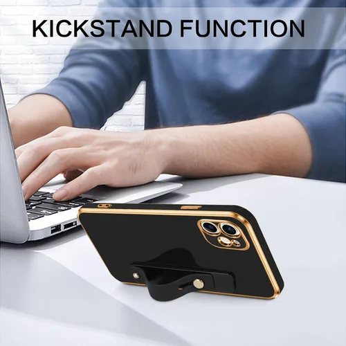 Miniatura 6 de VENINGO Funda para iPhone 11, fundas para iPhone 11, TPU suave de ajuste delgado, con pulsera ajustable, resistente a los arañazos, a prueba
