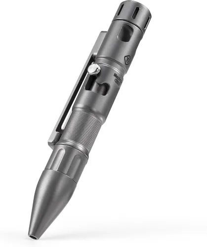 Miniatura 7 de MecArmy TPX10 Mini bolígrafo táctico de acción de perno de titanio con repuesto reemplazable, pequeño bolígrafo táctico EDC con cola giratoria