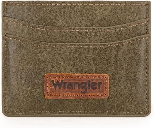 Miniatura 14 de Montana West X Wrangler - Tarjetero para mujer, con bloqueo RFID, llavero con ventana de identificación y bolsillo con cremallera para monedas