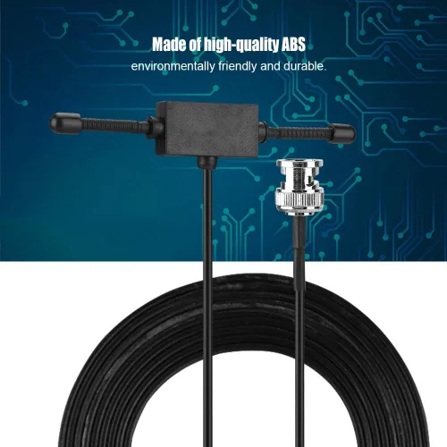 Miniatura 2 de Antena móvil del escáner, soporte de cristal de la antena del escáner de radio masculino BNC 30MHz - 1200MHz 3dB con el conector BNC para dos radios