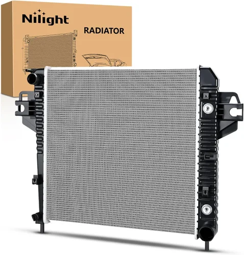 Nilight Radiador para Jeep Liberty 3.7L 2002 2003 2004 2005 2006, Radiador de Refrigerante del Motor con Enfriador de Aceite, Transmisión