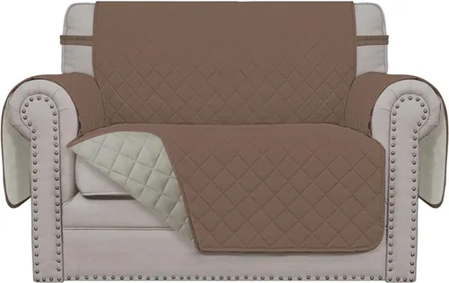 Miniatura 184 de Easy-Going - Funda para sofá, futón y sillón sin reposabrazos, reversible, resistente al agua, para mascotas y niños (azul oscuro/azul claro)
