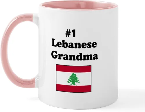 Miniatura 82 de CafePress #1 - Taza de café de cerámica libanesa de 11 oz (11.0 fl oz)