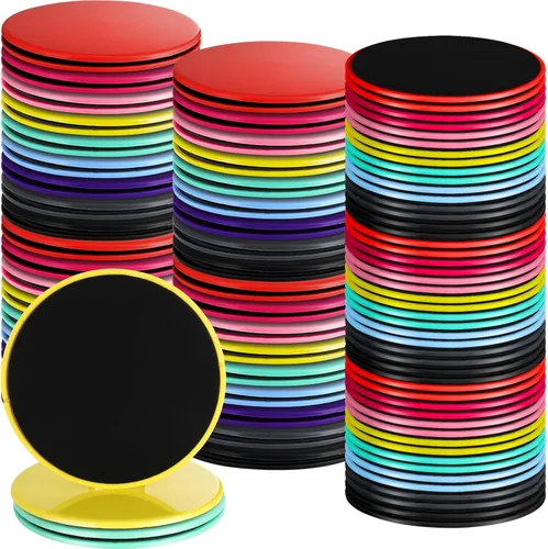 Jenaai Core Sliders - Discos deslizantes de ejercicio a granel, regalos para clases de entrenamiento grupal, control deslizante de fitness, 10