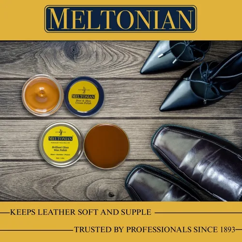 Miniatura 7 de Meltonian Betún en Crema para Zapatos, Betún para Botas, Betún para Zapatos de Cuero a Base de Aceite con Cera de Abejas, Restaura y Protege, Más