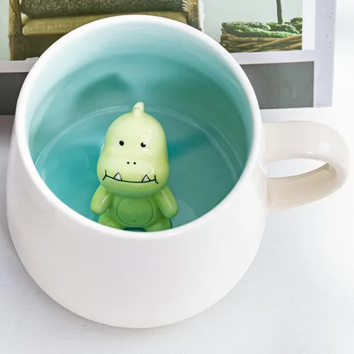 Miniatura 15 de Arawat Bonita taza de café de alpaca con interior de alpacas divertido estampado de alpaca, tazas de café de 11.8 fl oz con cuchara, tazas de té