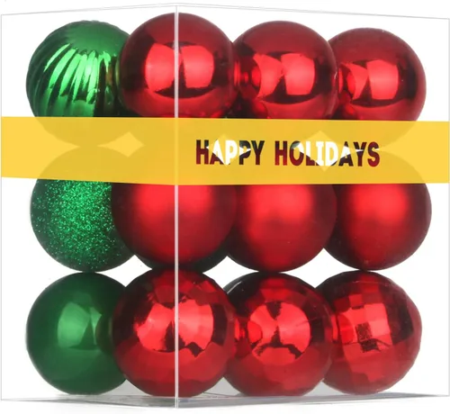 Miniatura 91 de Bolas de Navidad Grandes de 3.2" en Azul Bebé - Adornos para Árbol de Navidad, Bolas Colgantes Inastillables para Cumpleaños, Halloween, Boda