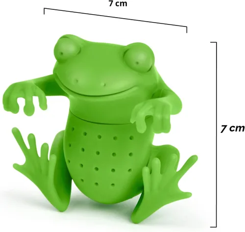 Miniatura 3 de Genuine Fred, MANATEA, infusor de té de silicona reutilizable Manatee, azul, regalo divertido para los amantes del té, artilugio de cocina