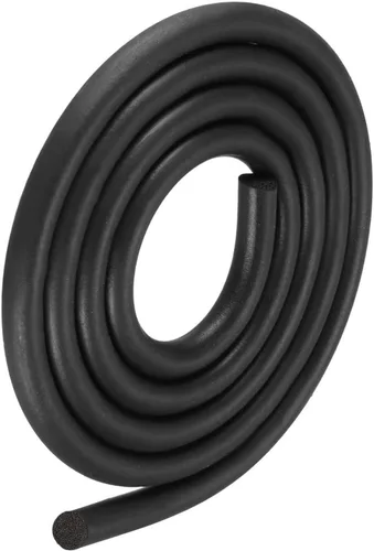 Miniatura 13 de METALLIXITY Tira de sellado de goma de espuma (0.157 in de diámetro x 19.7 ft de largo), 1 unidad, tira redonda de goma EPDM para reparación