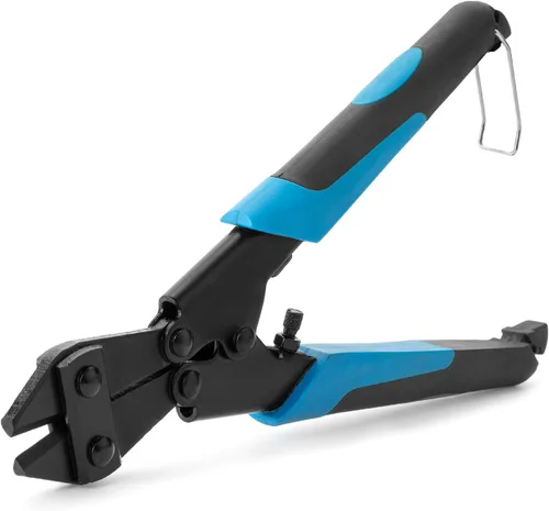 Bates - Cortador de pernos, 8.5 pulgadas, azul oscuro, herramienta de corte de tornillo pequeño, cortador de pernos resistente, mini cortadores de