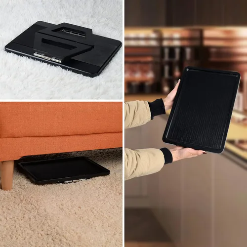 Miniatura 5 de Bandeja de brazo para sofá con clip, bandeja para reposabrazos de sofá para brazo ancho. Bandeja de brazo de sofá, bandeja de mesa de sofá, mesa