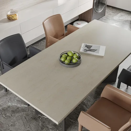 Miniatura 5 de CHIHUT Papel tapiz de mármol beige mate de 12 x 100 pulgadas, impermeable, autoadhesivo, extraíble, para encimeras de cocina, armarios, muebles