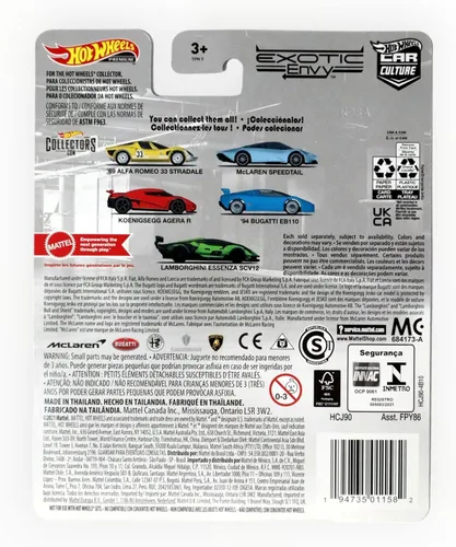Miniatura 2 de Hot Wheels Koenigsegg Agera R, Envidia Exótica 3/5