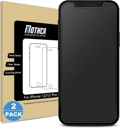 Miniatura 13 de Mothca Paquete de 2 protectores de pantalla de vidrio mate para iPhone 17 Pro [6.3 pulgadas] + 2 protectores de lente de cámara, vidrio templado