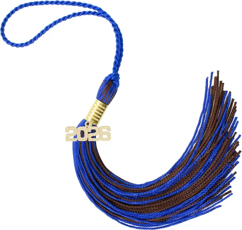 Miniatura 335 de Borla de graduación Aqua 2022, todos los colores escolares disponibles, fabricada en Estados Unidos