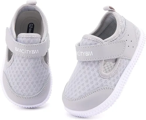 Miniatura 9 de BMCiTYBM Zapatos de bebé para niños pequeños, zapatillas de malla transpirable antideslizantes