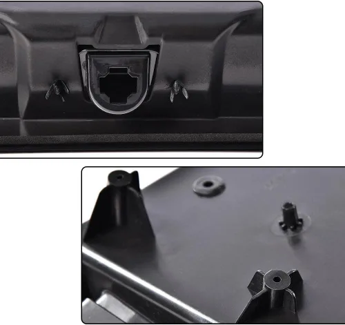 Miniatura 7 de CNNELL Manija de puerta de carga trasera y soporte de placa de matrícula compatible con Ford Van E150 E250 E350 1992-2007