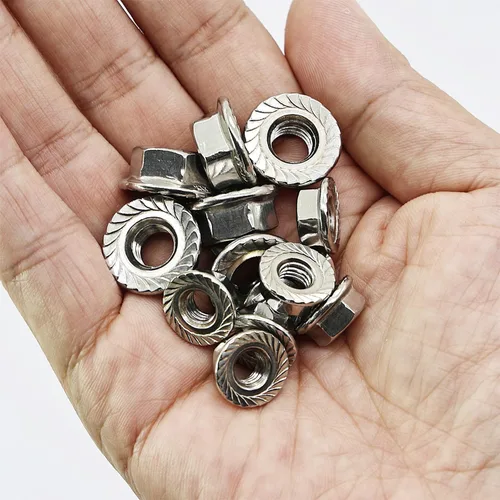Miniatura 5 de Juego de 240 tornillos y tuercas con brida M5 M6 M8, tornillos hexagonales métricos con brida de acero inoxidable 304 Incluye las 14 medidas más Kit