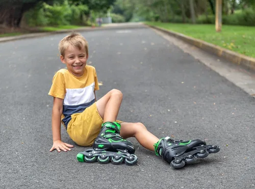 Miniatura 4 de MammyGol Adjustable Inline Skates for Kids Boys Girls Youth Blades Roller Skates with Light up Wheels Ages 4-16 Verde