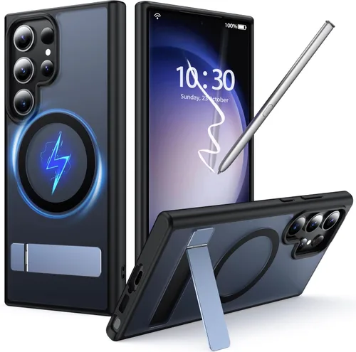 Miniatura 15 de [NO.1 - Funda magnética para Samsung Galaxy S21 con MagSafe [prueba de caídas de grado militar] [mate translúcido] [antihuellas] parachoques